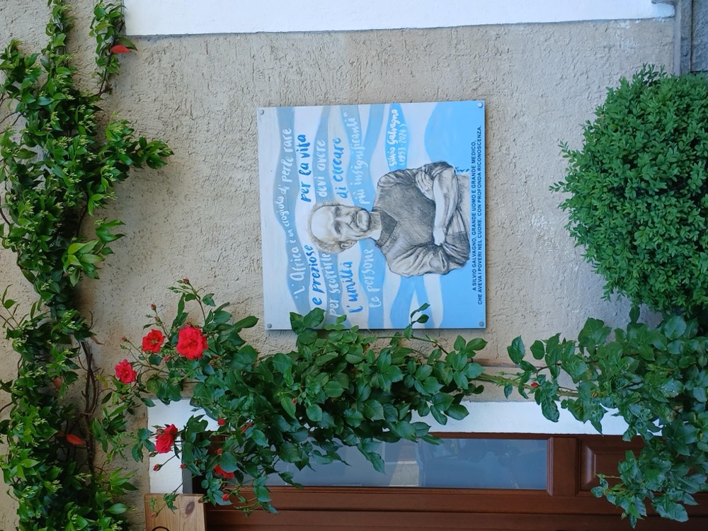 Il quadro dedicato a Silvio Galvagno